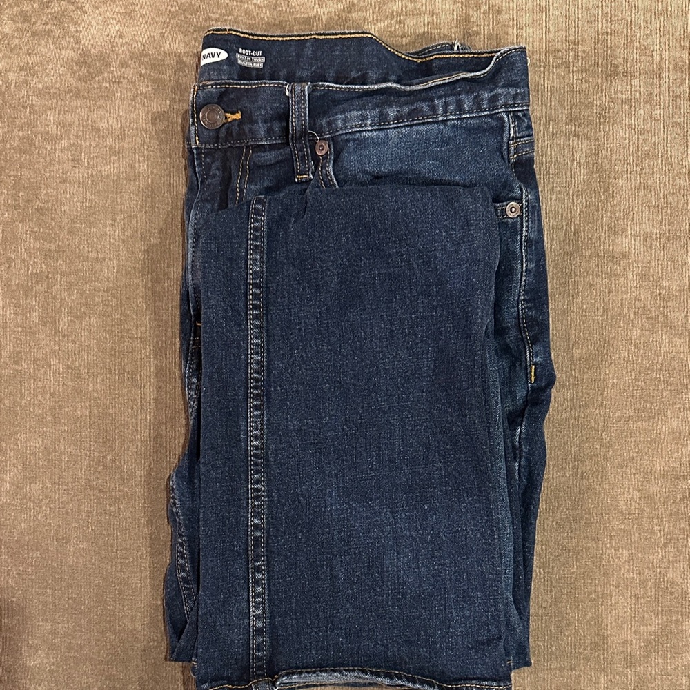 Old Navy Men's Deep Indigo Bootcut jeans